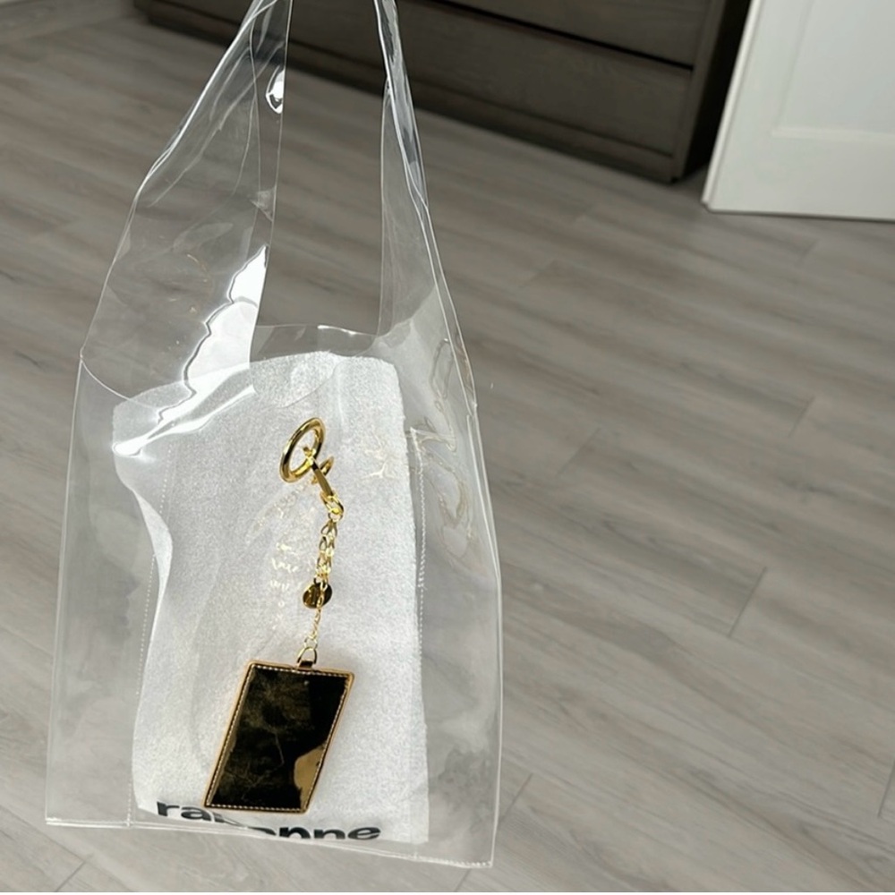 Paco Rabanne White and Gold Tote Bag - Picture 2 of 3